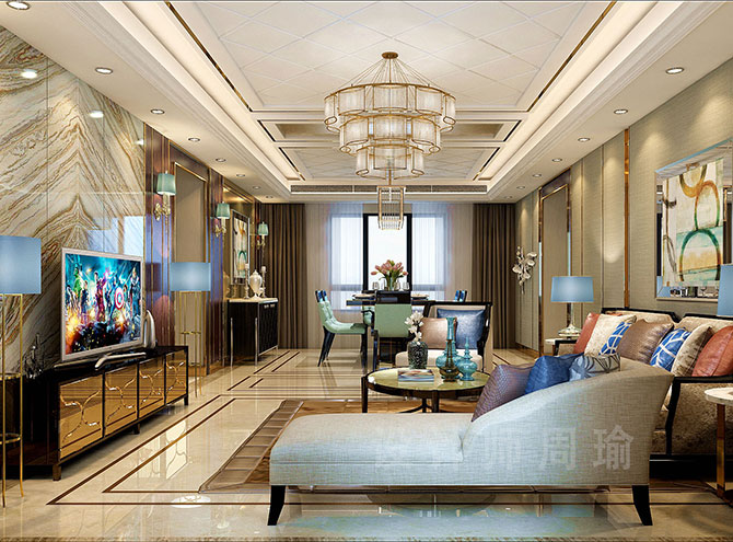 外国人操大屄视频世纪江尚三室两厅168平装修设计效果欣赏